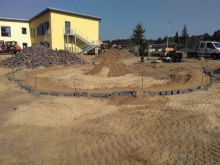 Außenarbeiten Spielplatz Kita in Grabow gartenbau breuer Schwerin